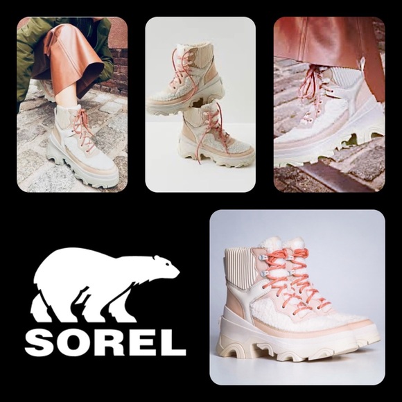 Free People Shoes - 🪶NWT! Free People x SOREL BREX BOOT COZY LACE in Beige-8 COPY